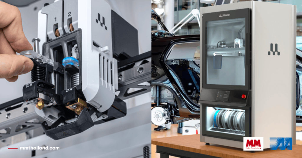 UltiMaker Factor 4 เครื่องพิมพ์ 3 มิติเกรดอุตสาหกรรม ที่มีอัตราทำงานสำเร็จสูงถึง 95%