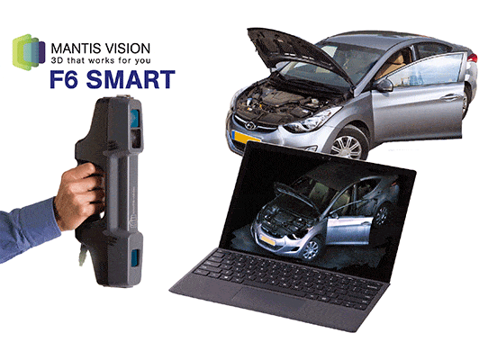 3D HAND HELD SCANNER F6 SMART