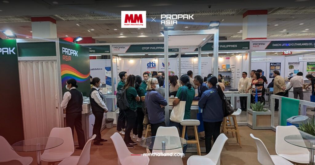 Crowded people at ProPak 2024