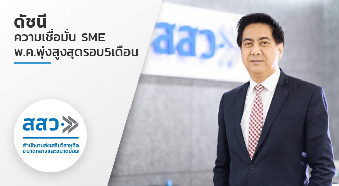 ความเชื่อมั่น SME พ.ค.พุ่งสูงสุดรอบ 5เดือน